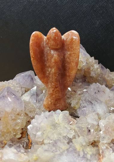 Orange Aventurine Crystal Angel